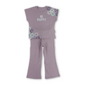 Baby Girls Cotton Pajama – "Be Happy" Print