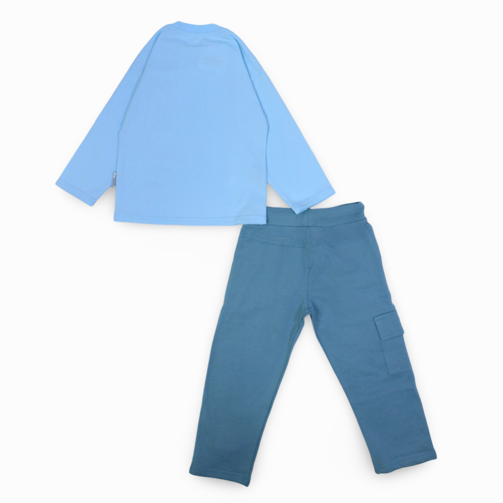 Boys Cotton Pajama Set - Bold Design