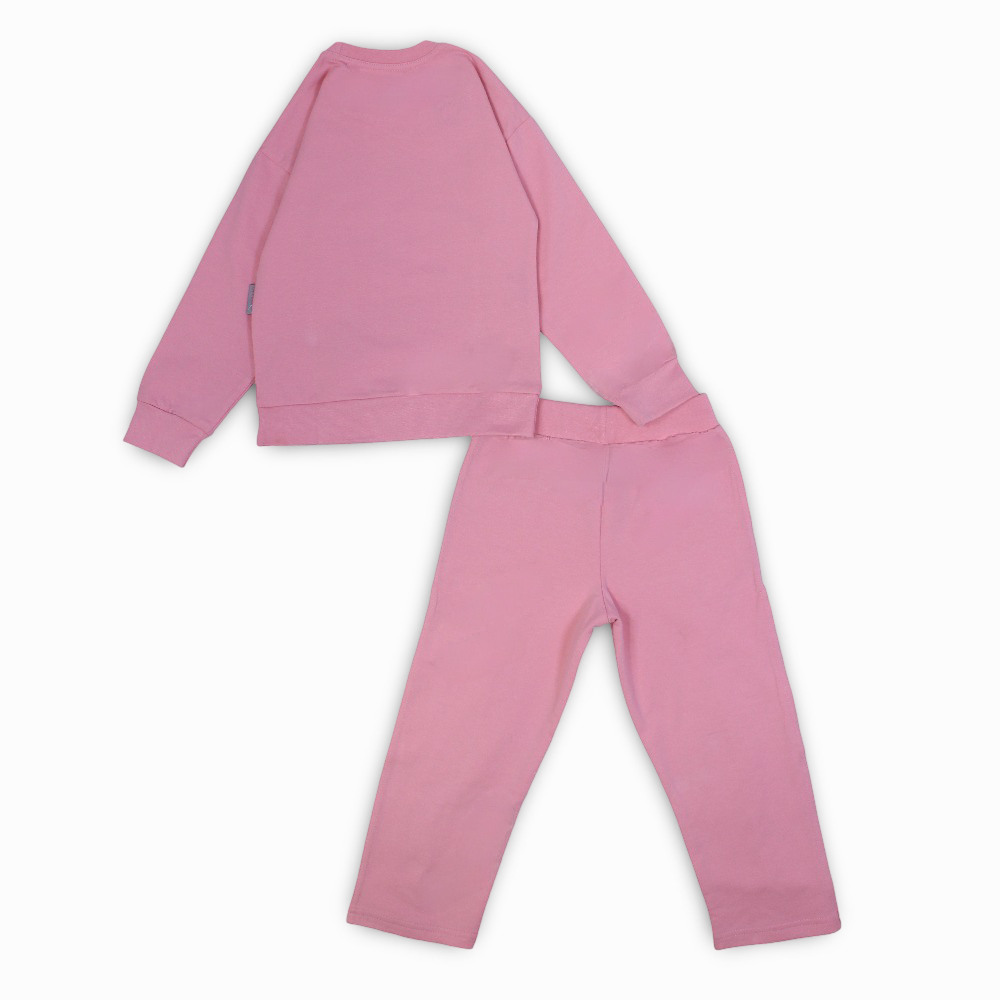 Girls Cotton Pajama Set - "Believe in Dreams" Print