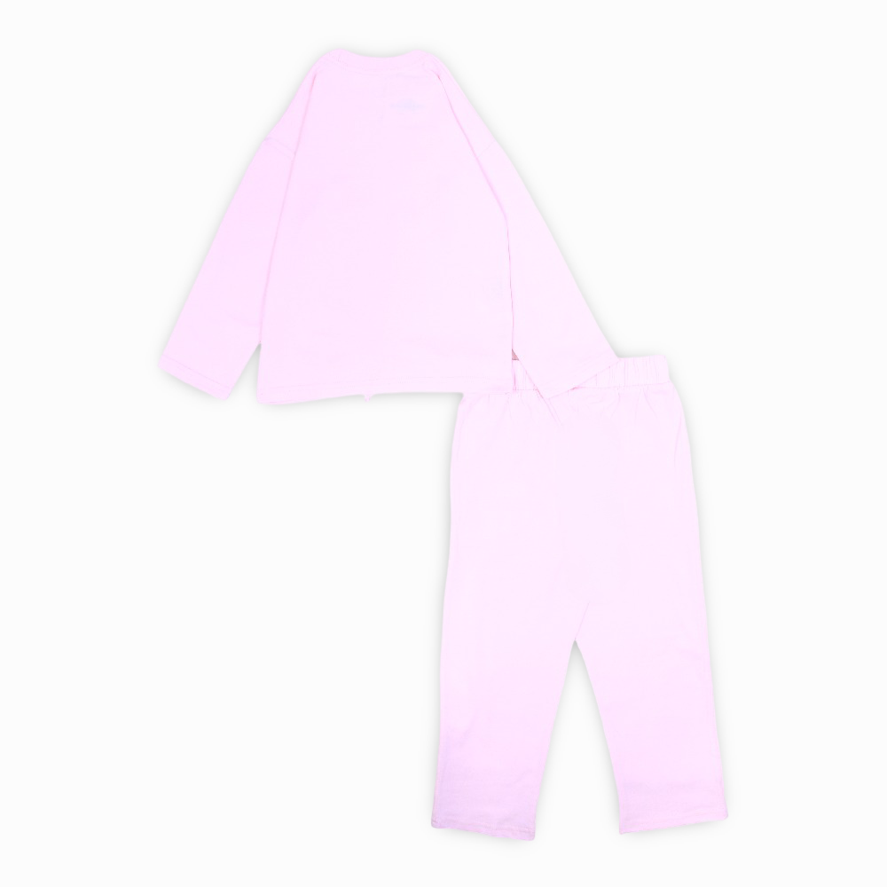 Girls Cotton Pajama Set - Wild Rose Print