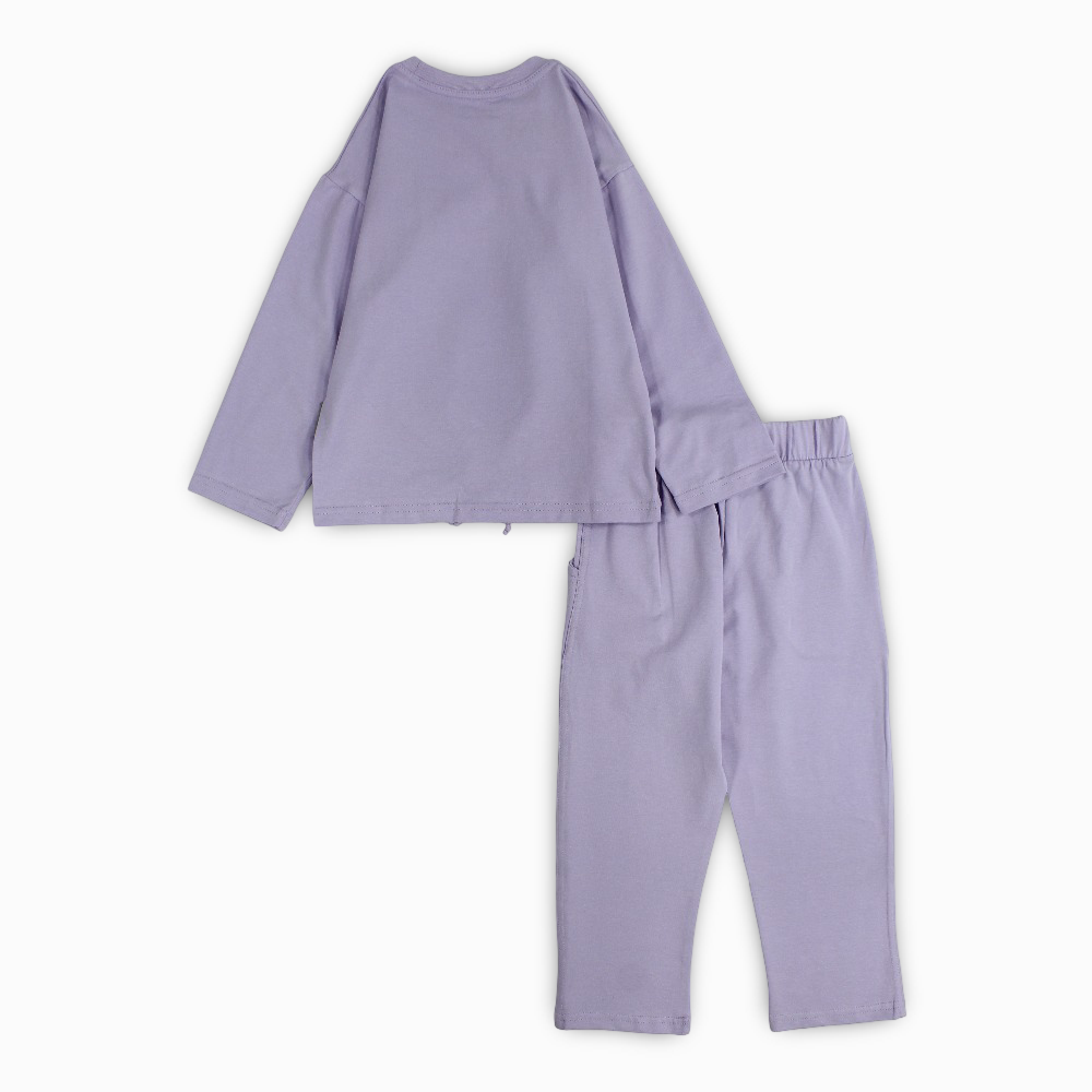Girls Cotton Pajama Set - Wild Rose Print