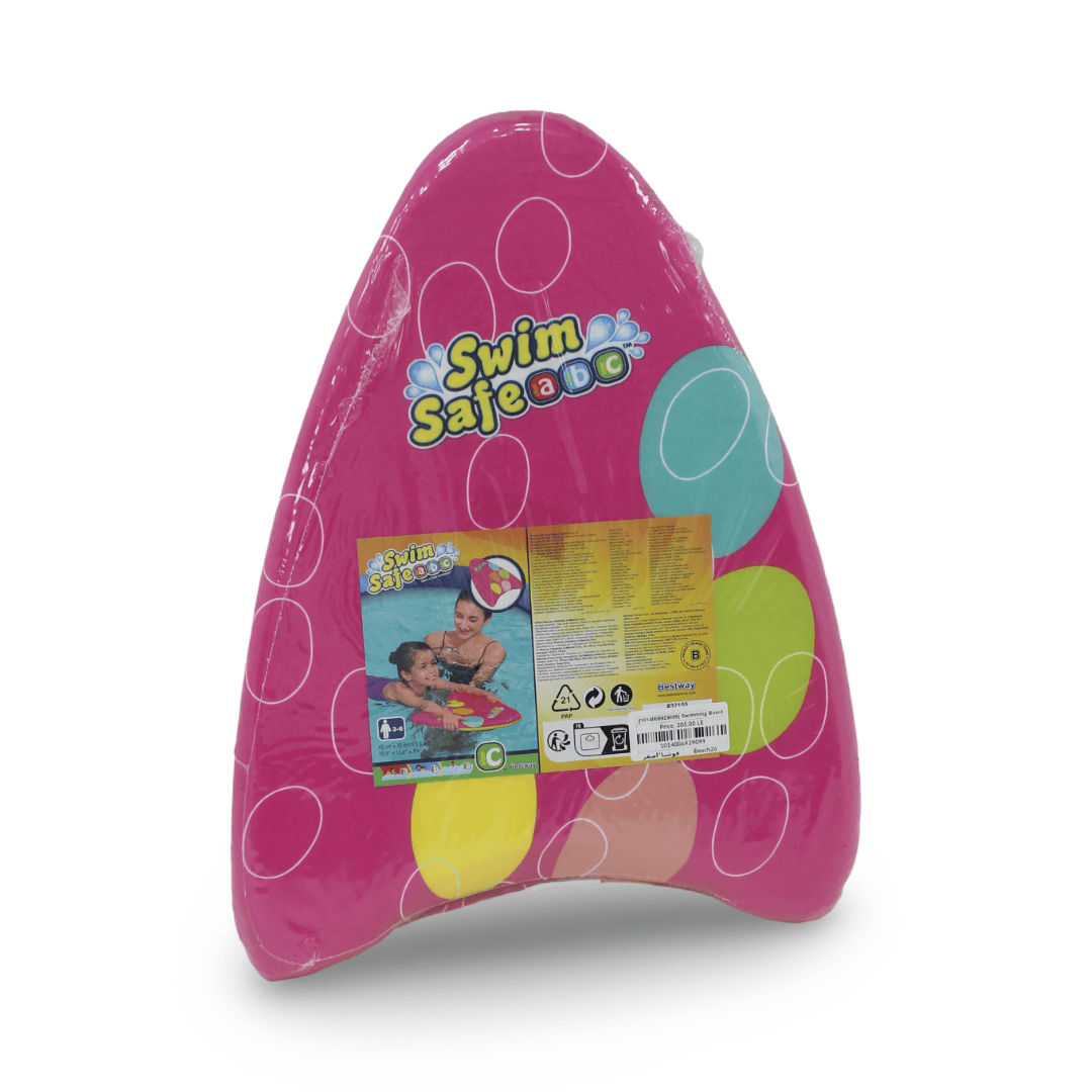 Bestway Swim Safe ABC Kickboard – Fuchsia & Yellow - Summer