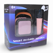 Smart Portable Speaker with Mic - Pink
