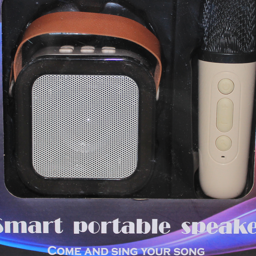 Smart Portable Speaker with Mic - Beige