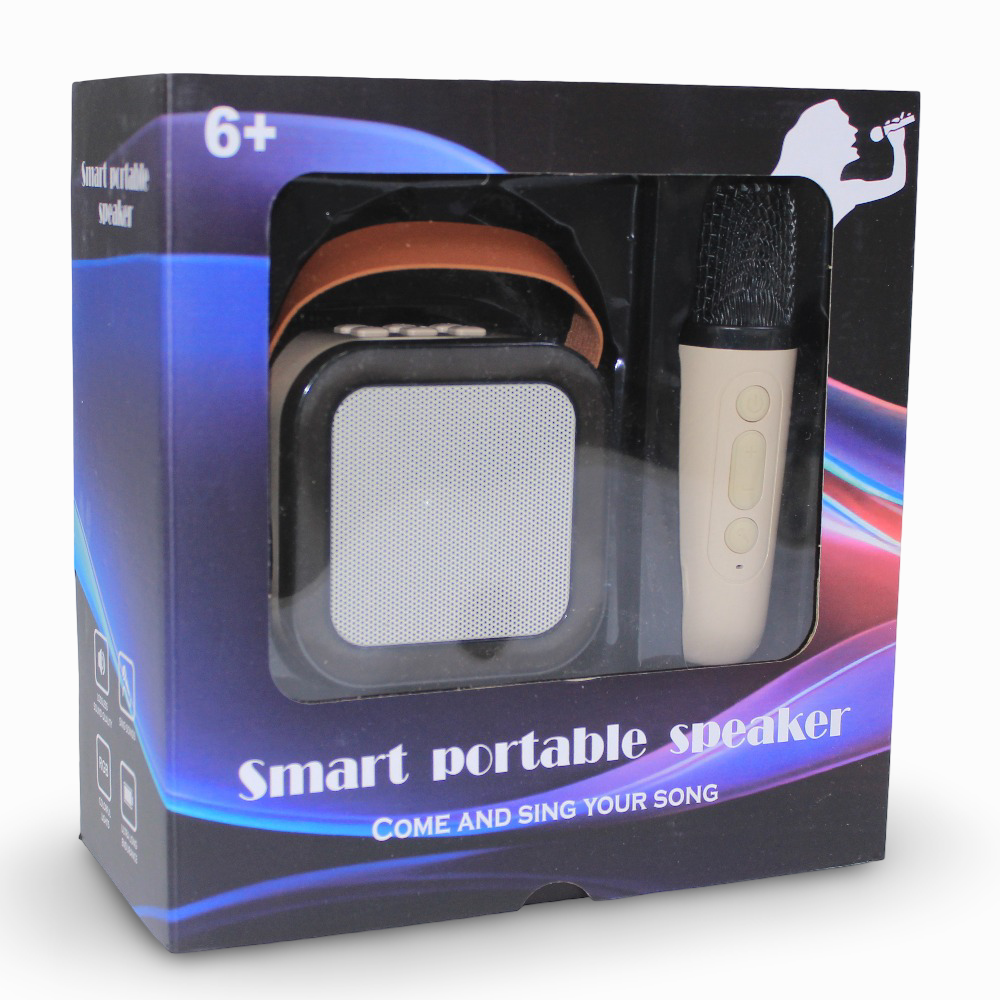 Smart Portable Speaker with Mic - Beige