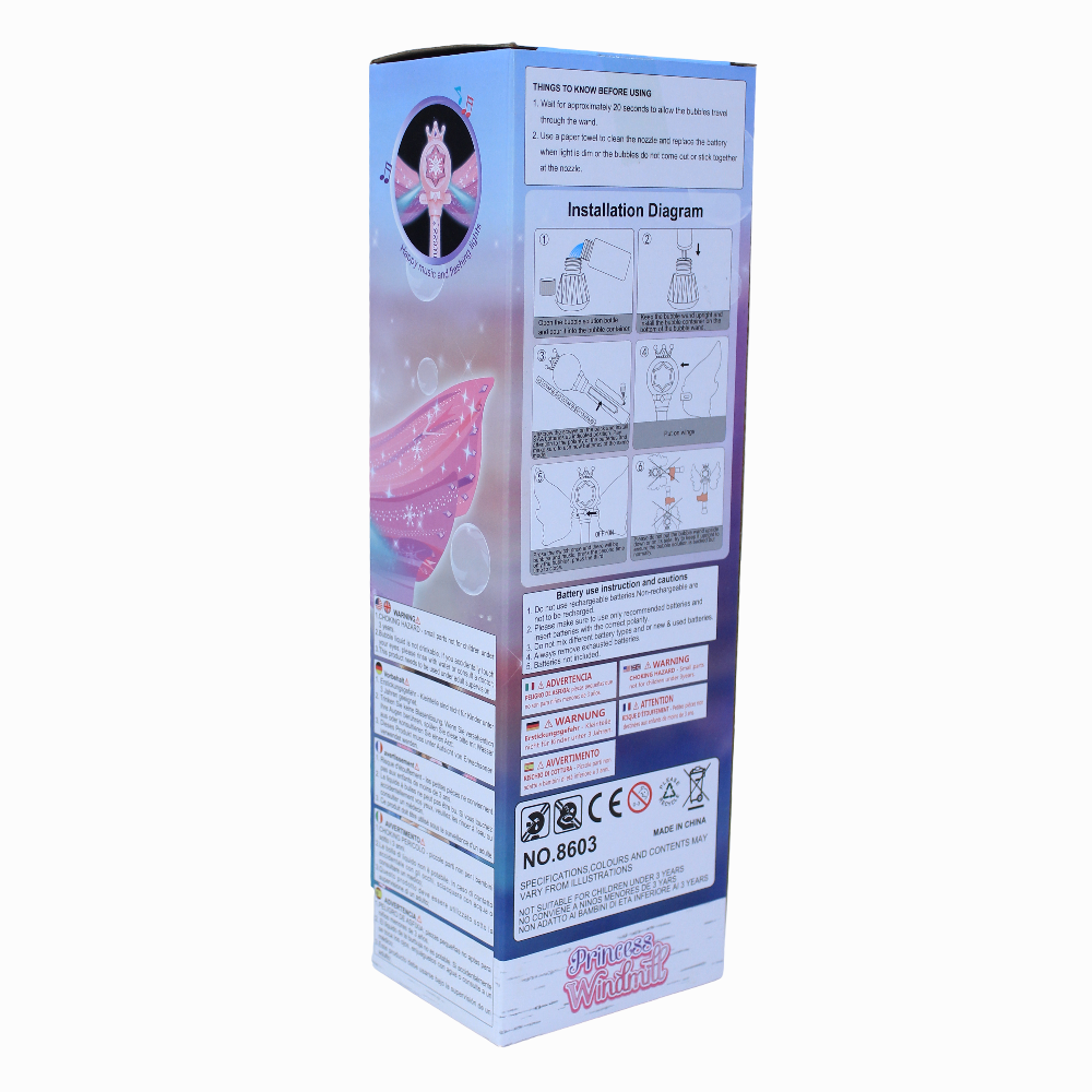 Bubble Wand - Magic Wand Bubble Machine (Pink)