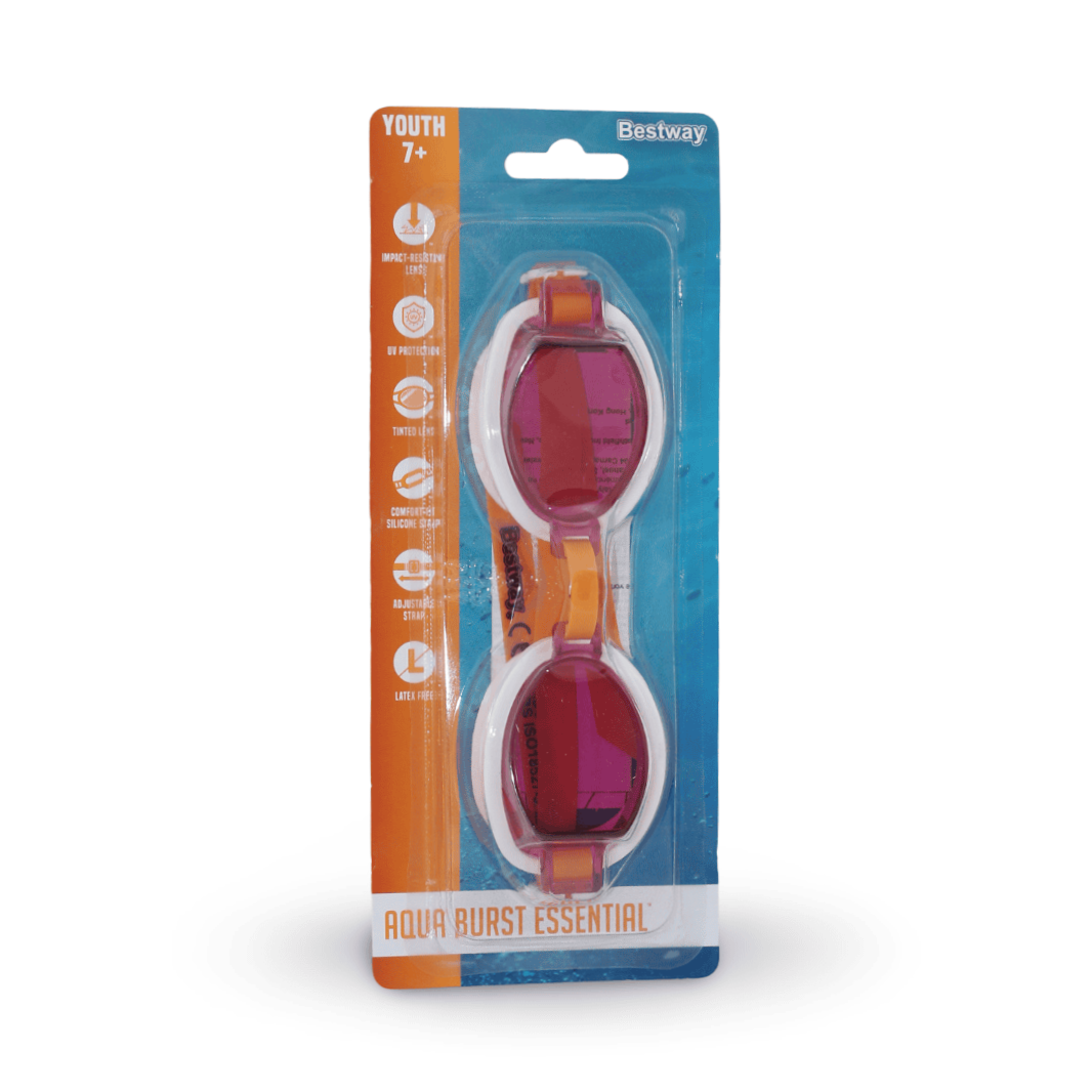Bestway Aqua Burst Essential Swimming Goggles Youth 7+ – Fuchsia