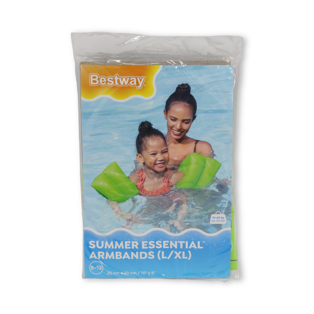 Bestway Summer Essential Inflatable Armbands Size (L/XL) – Green