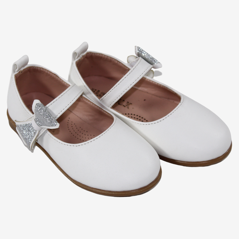 Baby Girls Leather Ballerina Shoes