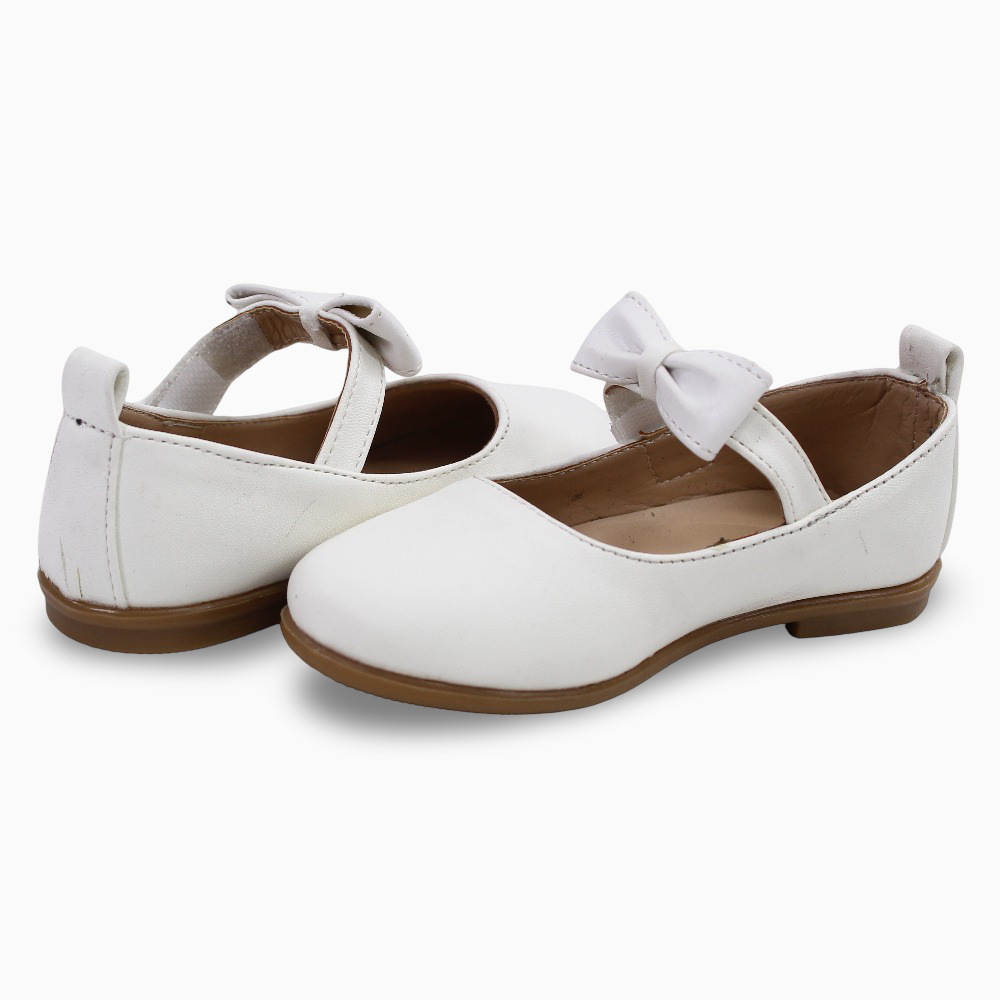 Baby Girls Leather Ballerina - Shiny Finish