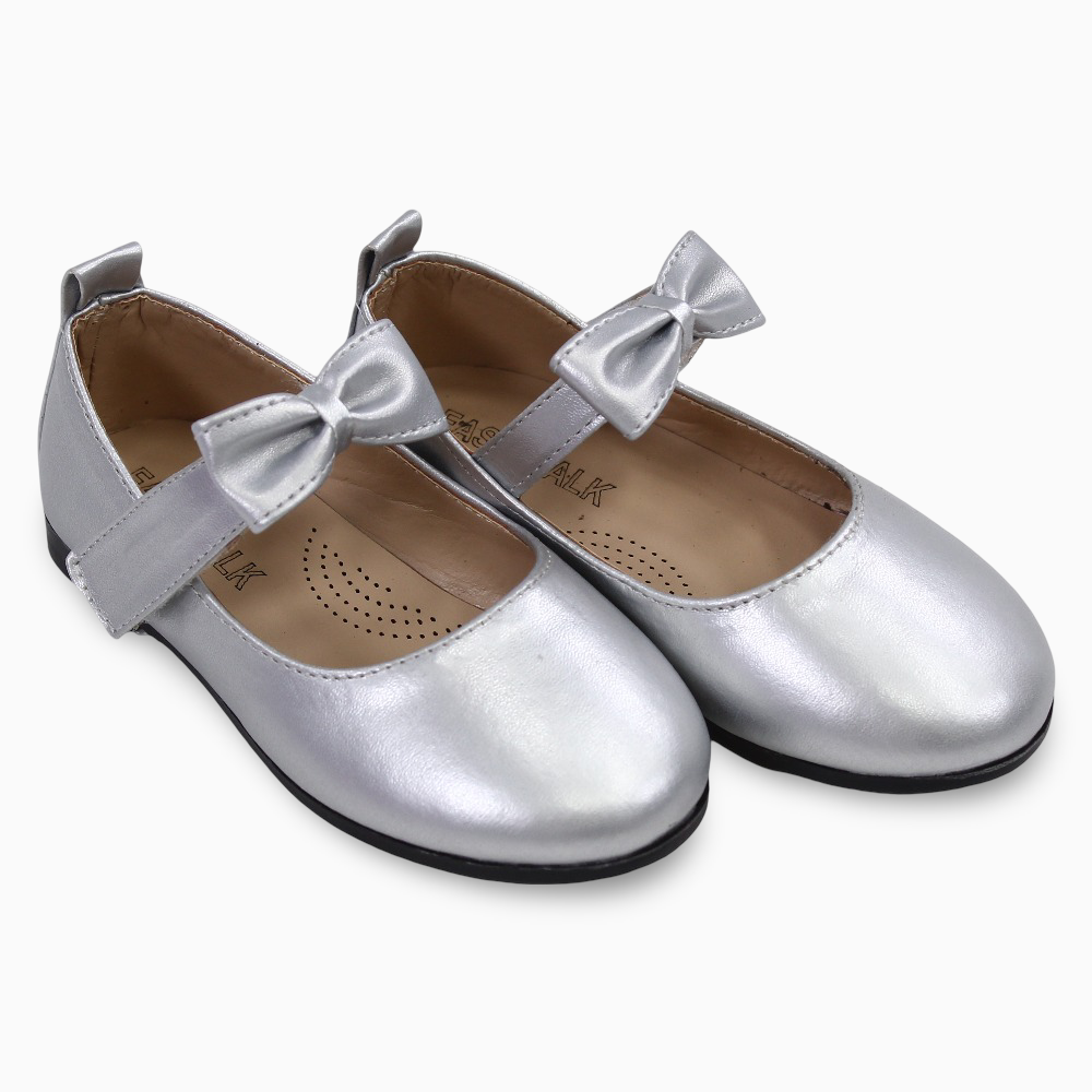 Baby Girls Leather Ballerina - Shiny Finish
