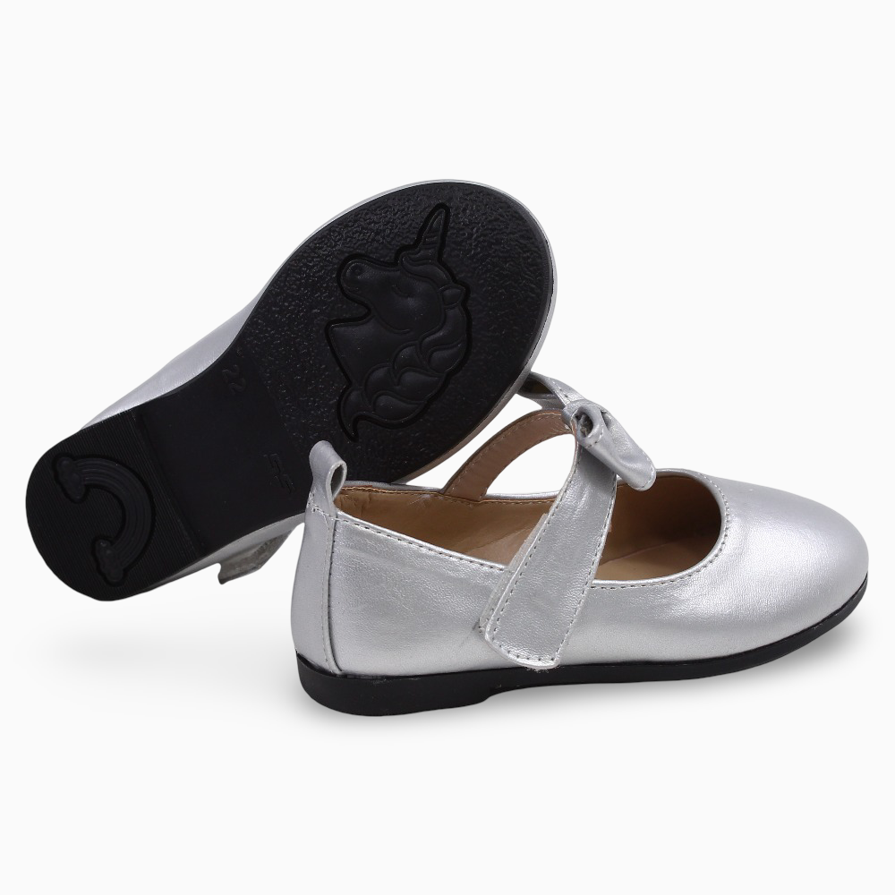 Baby Girls Leather Ballerina - Shiny Finish