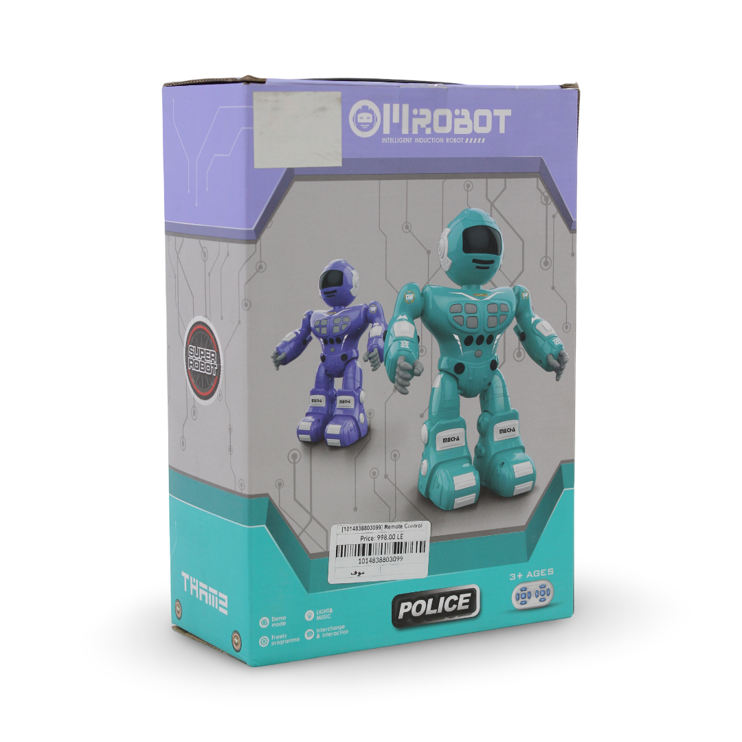 Hongtuo Police Infrared RC Robot Toy – Purple