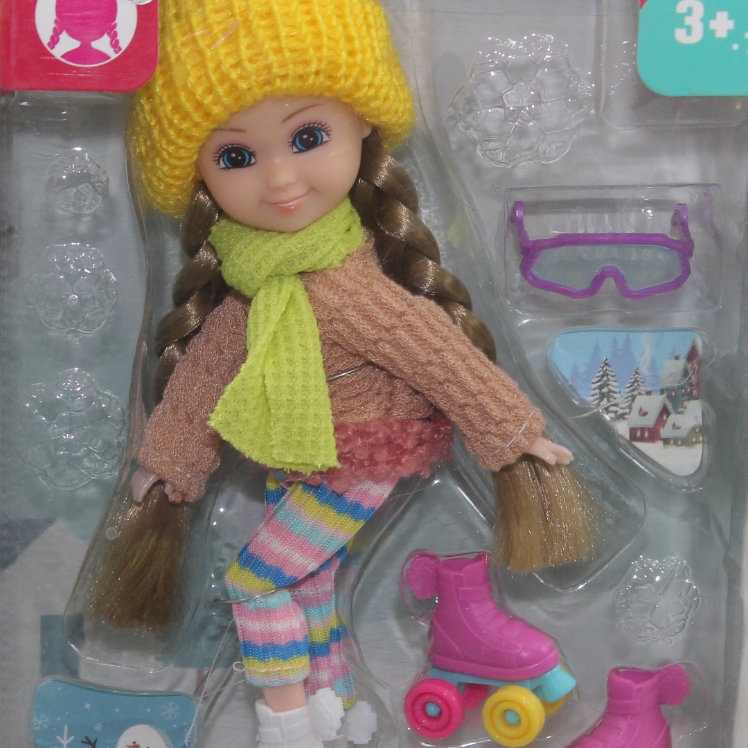 Nini Love Winter Ski Doll – Yellow Hat