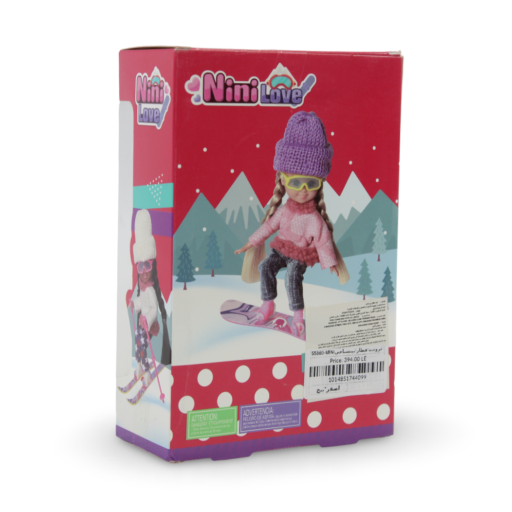 Nini Love Winter Ski Doll – Yellow Hat