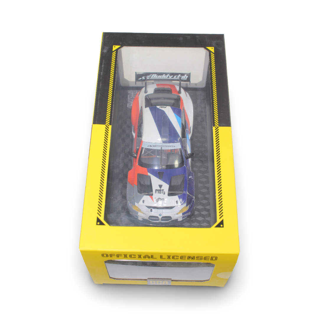 CCA (Cool Chic Auto) 1:24 scale BMW M4 GT3 Diecast Model Car – White & Blue