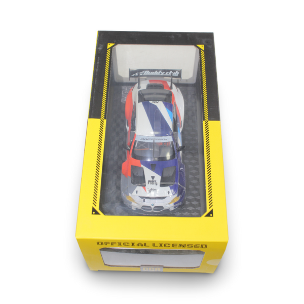 CCA (Cool Chic Auto) 1:24 scale BMW M4 GT3 Diecast Model Car – White & Blue