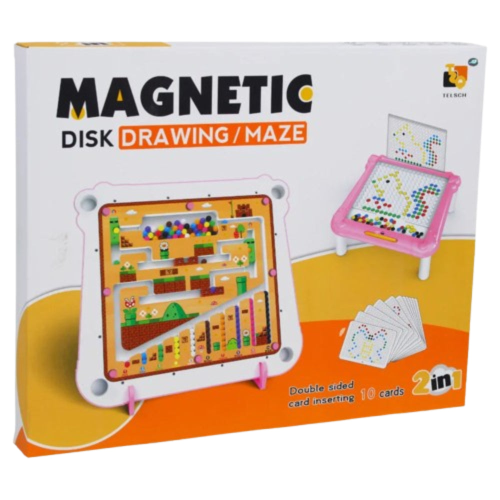 2-in-1 Magnetic Color & Number Maze – Educational Montessori Toy - Toys - OKO