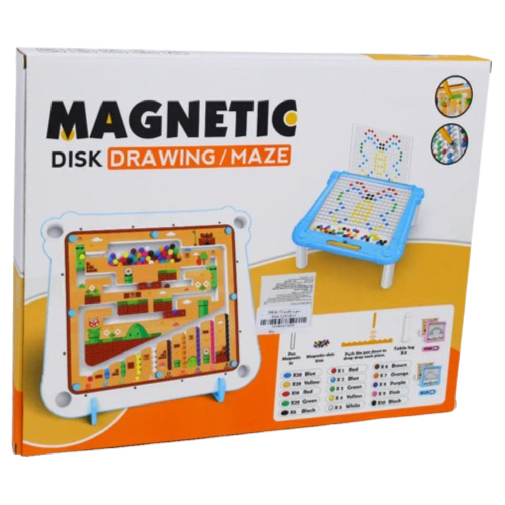 2-in-1 Magnetic Color & Number Maze – Educational Montessori Toy