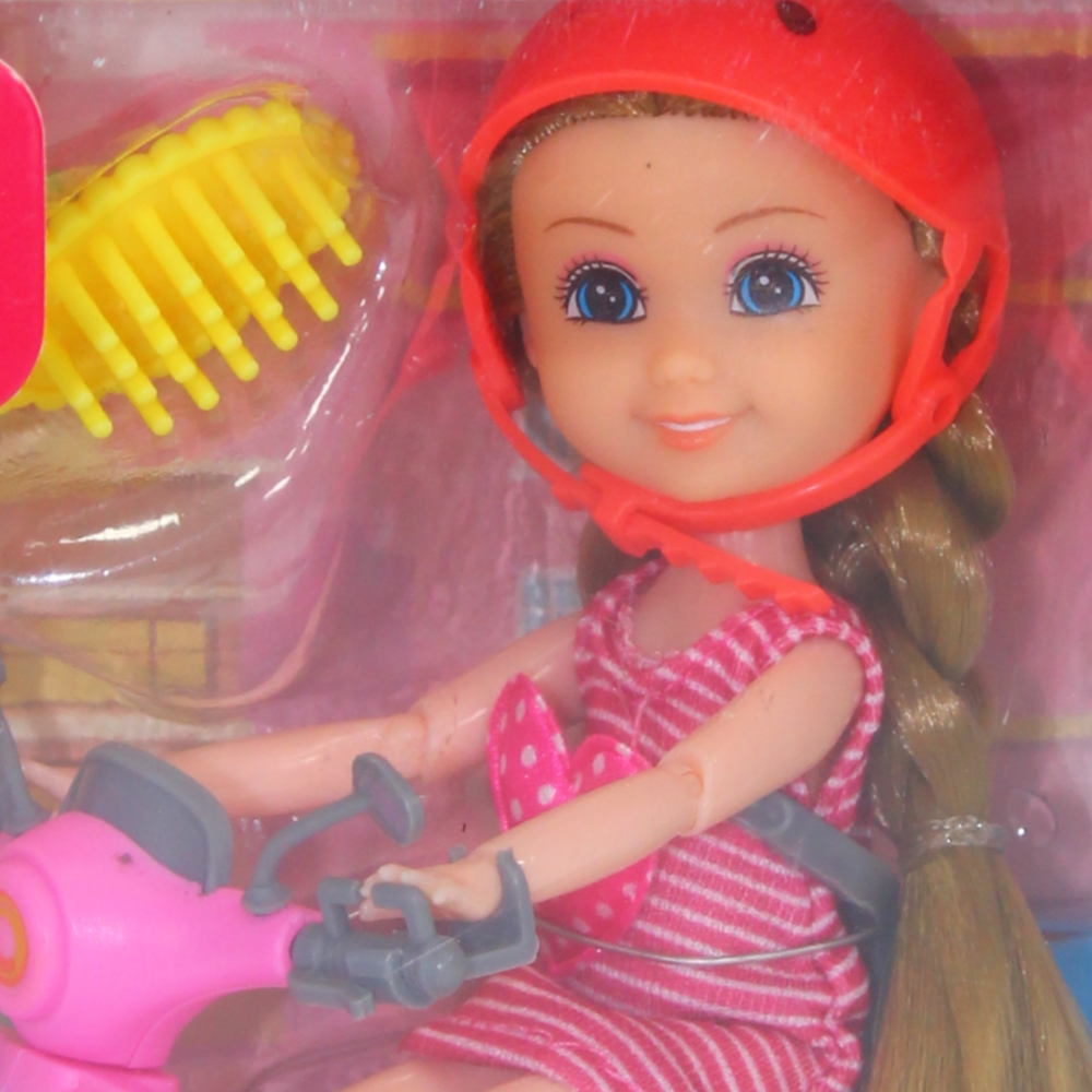 Nini Love Little Doll – Pink Motorcycle