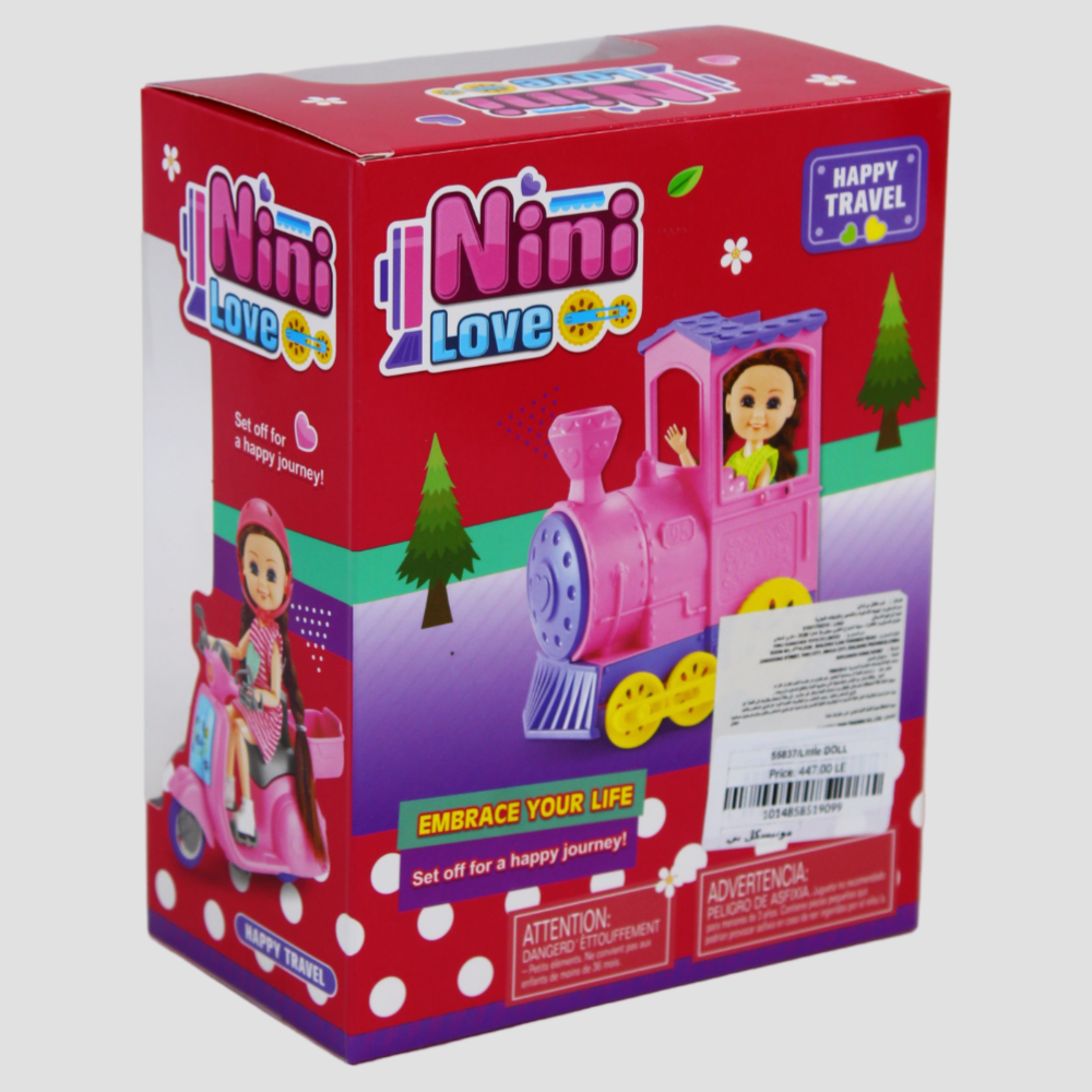 Nini Love Little Doll – Pink Motorcycle