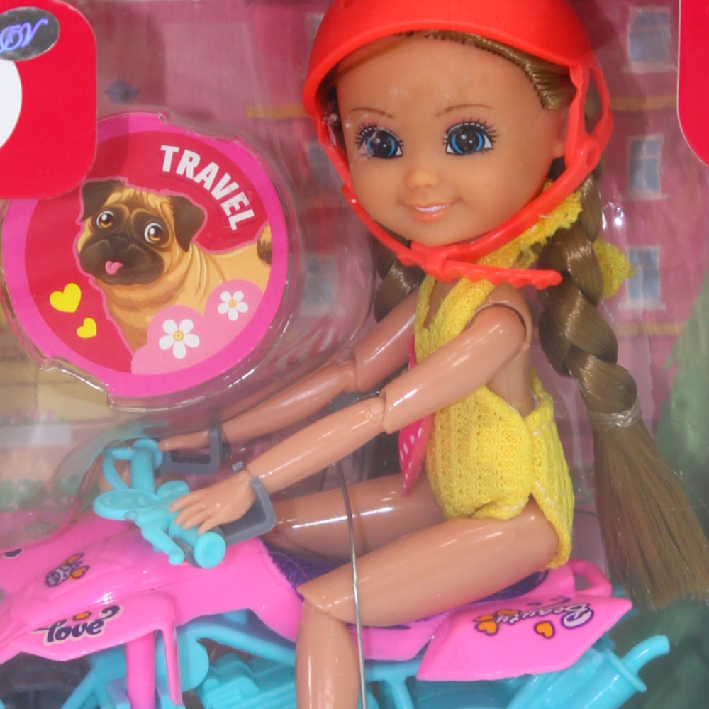 Nini Love Little Doll – Pink & Aqua Beach Buggy