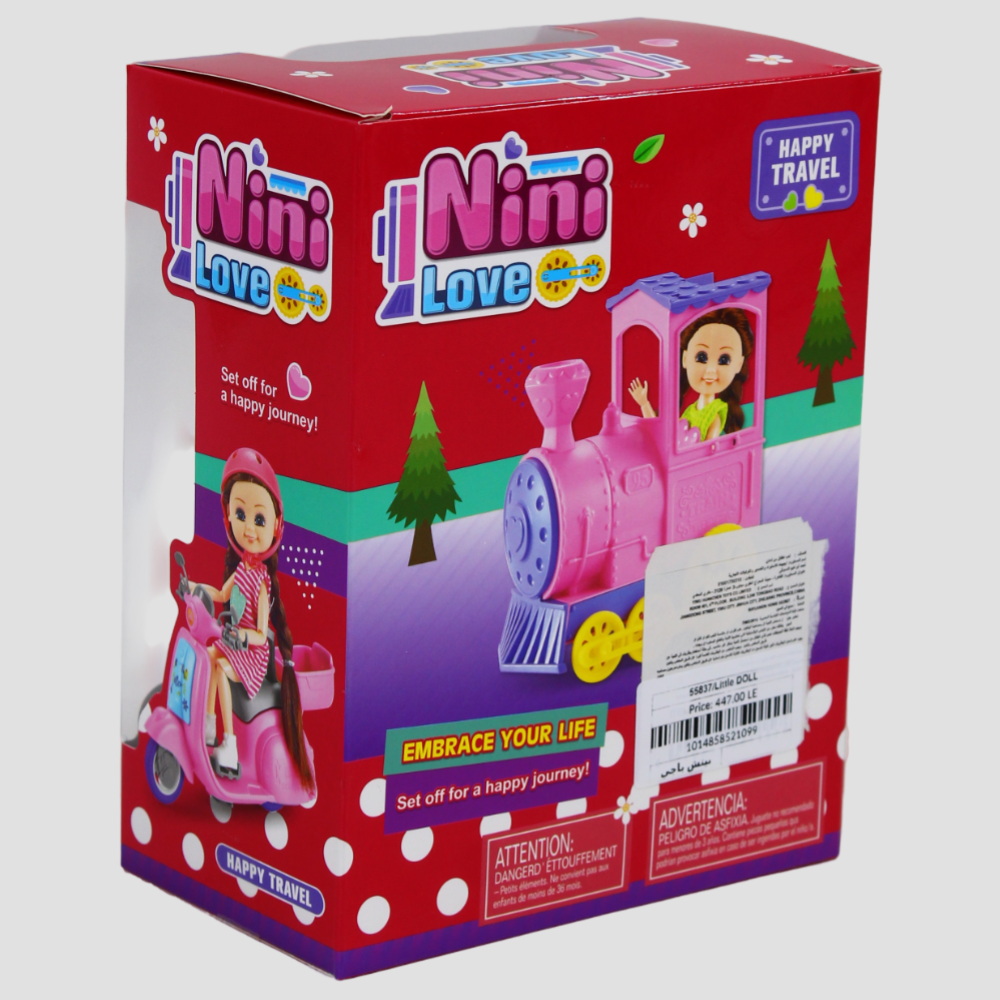 Nini Love Little Doll – Pink & Aqua Beach Buggy