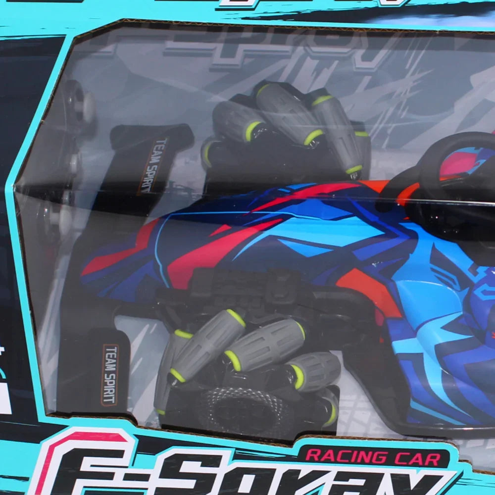 Remote Control Formula 1 Car with Smoke – Blue