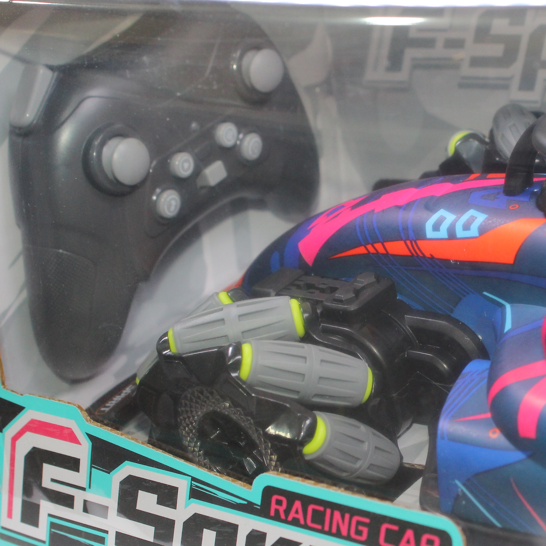 Remote Control Formula 1 Car with Smoke – Blue