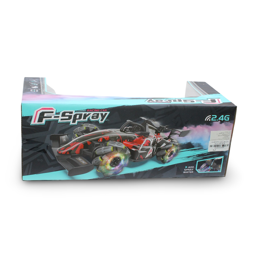 Remote Control Formula 1 Car with Smoke – Blue