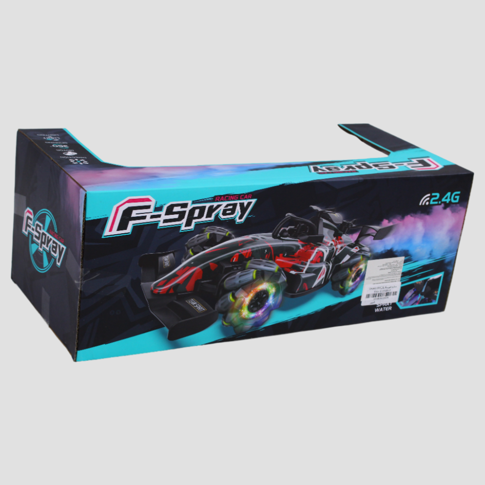 Remote Control Formula 1 Car with Smoke – Red