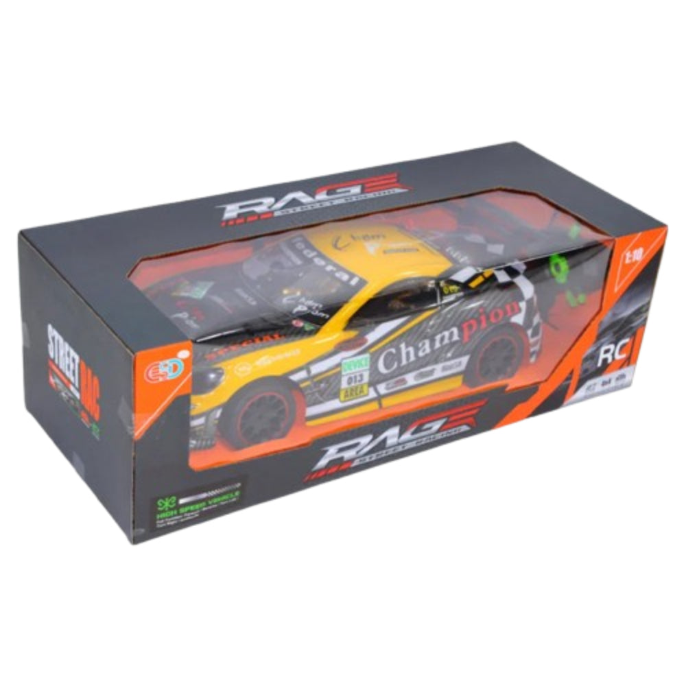 Speeding Remote Control Car for Kids –Yellow High Speed Toy