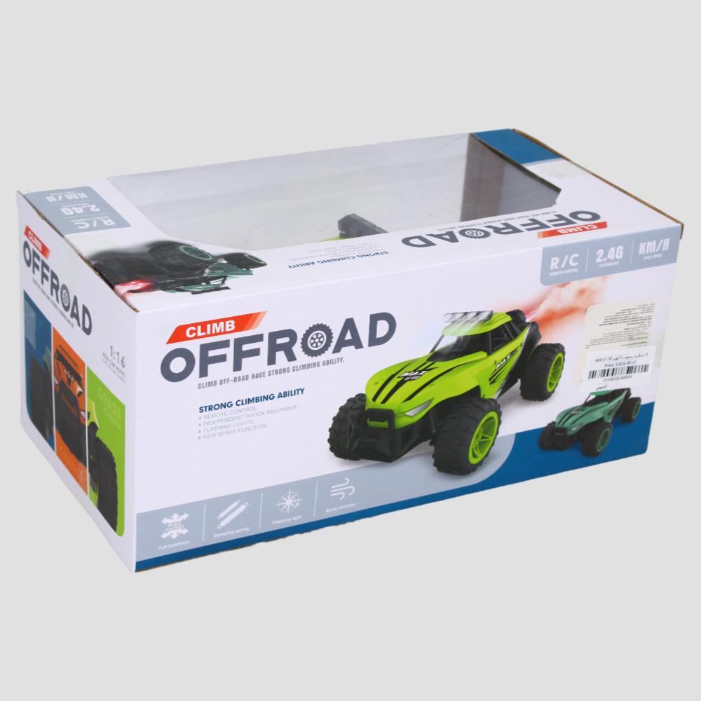Climb Off-Road Remote Control Car (Neon Green)