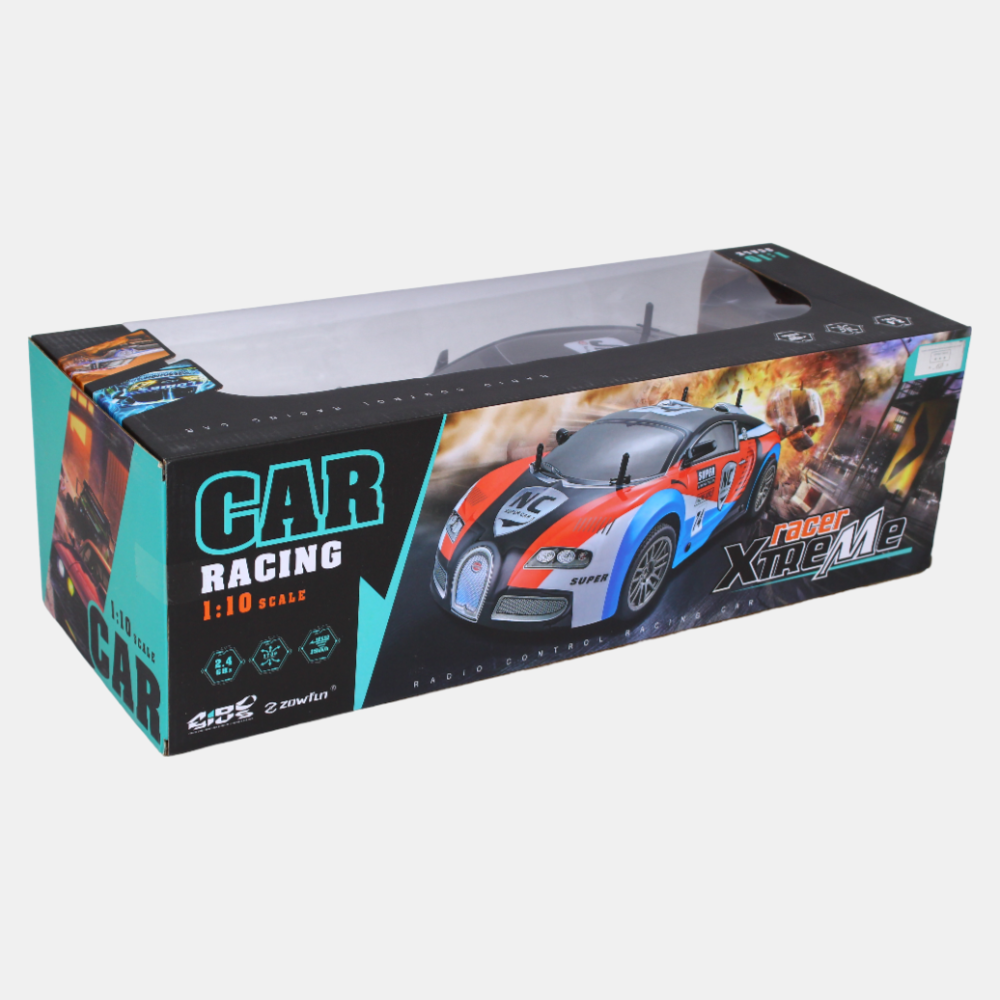 GTR High Speed Four Way Remote Control Car – Rechargeable Car (Black & Sliver)