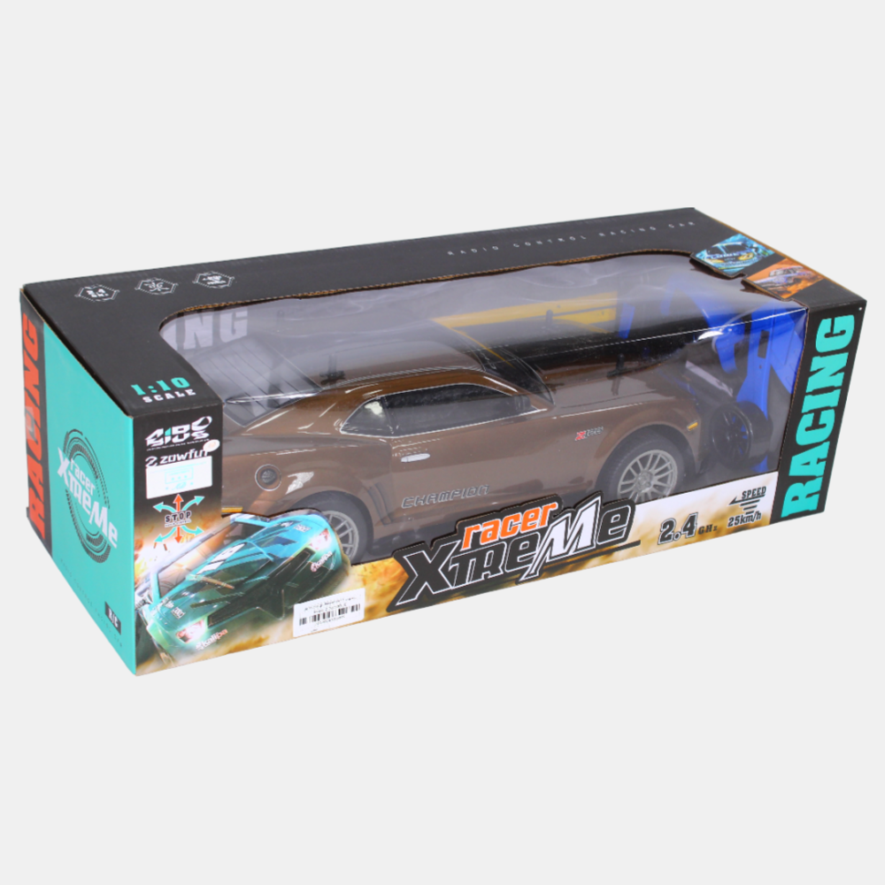 GTR High-Speed Four-Way Remote Control Car – Rechargeable RC Car (Brown)
