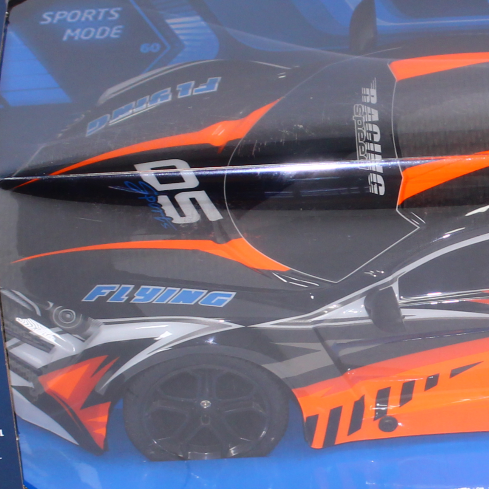 High-Speed RC Drift Racing Car – Remote Control Toy for Kids (Orange)