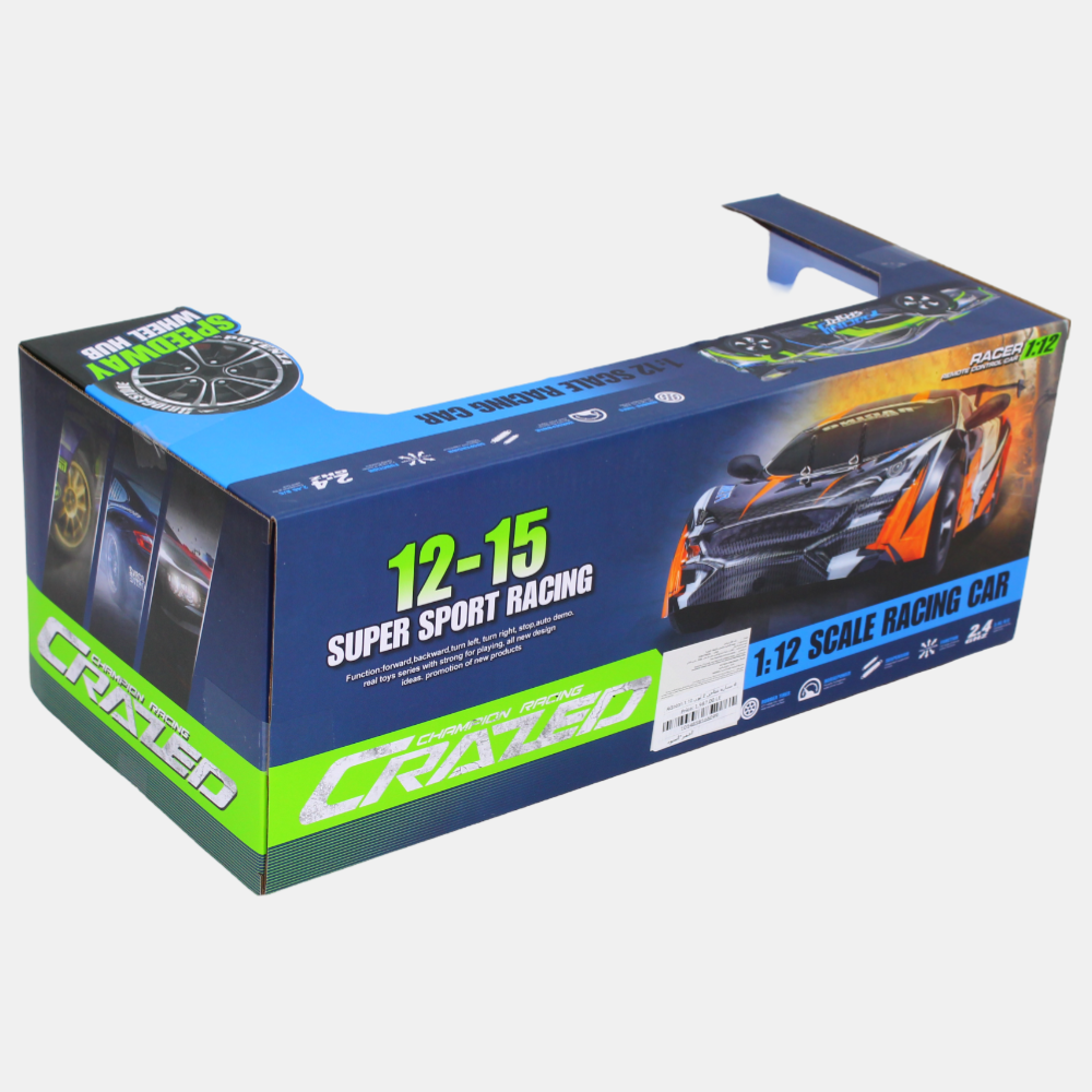 1:12 Scale High-Speed RC Drift Racing Car – RTR Remote Control Toy for Kids (Red)