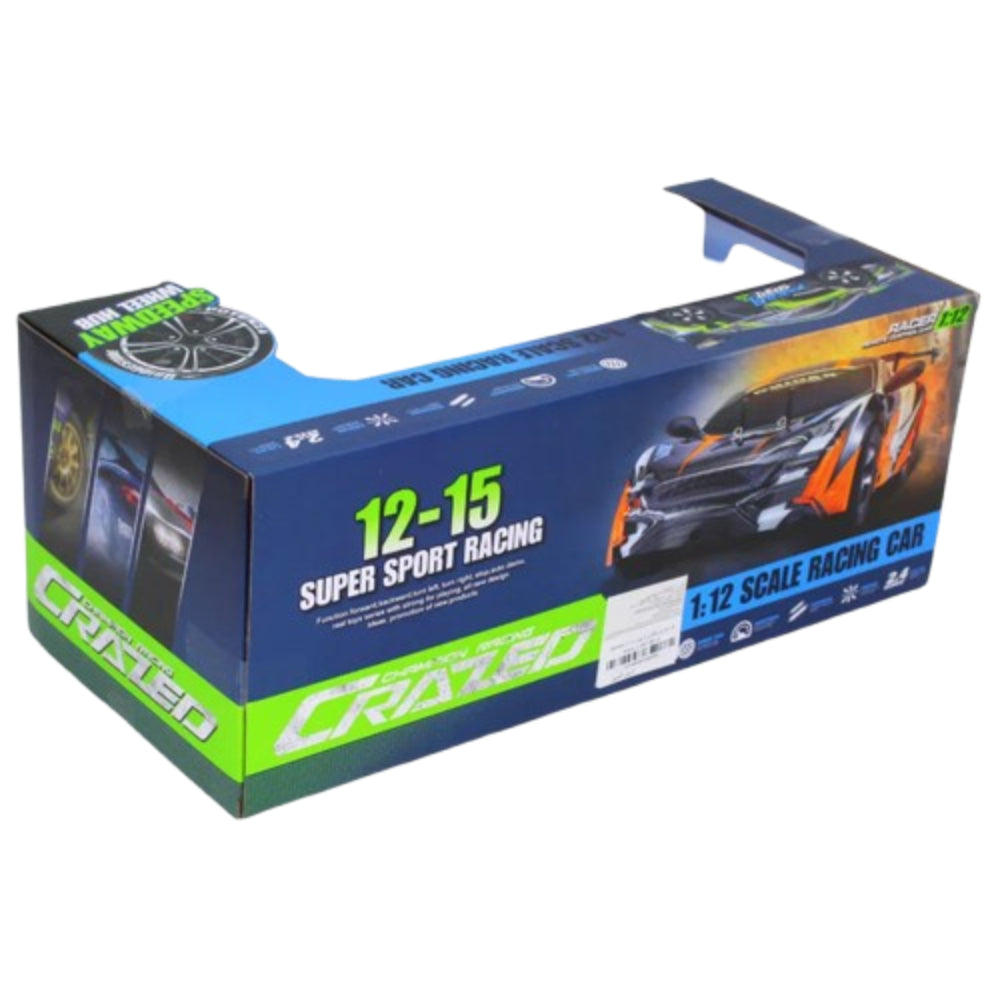 1:12 Scale High-Speed RC Drift Racing Car – RTR Remote Control Toy for Kids (Red)