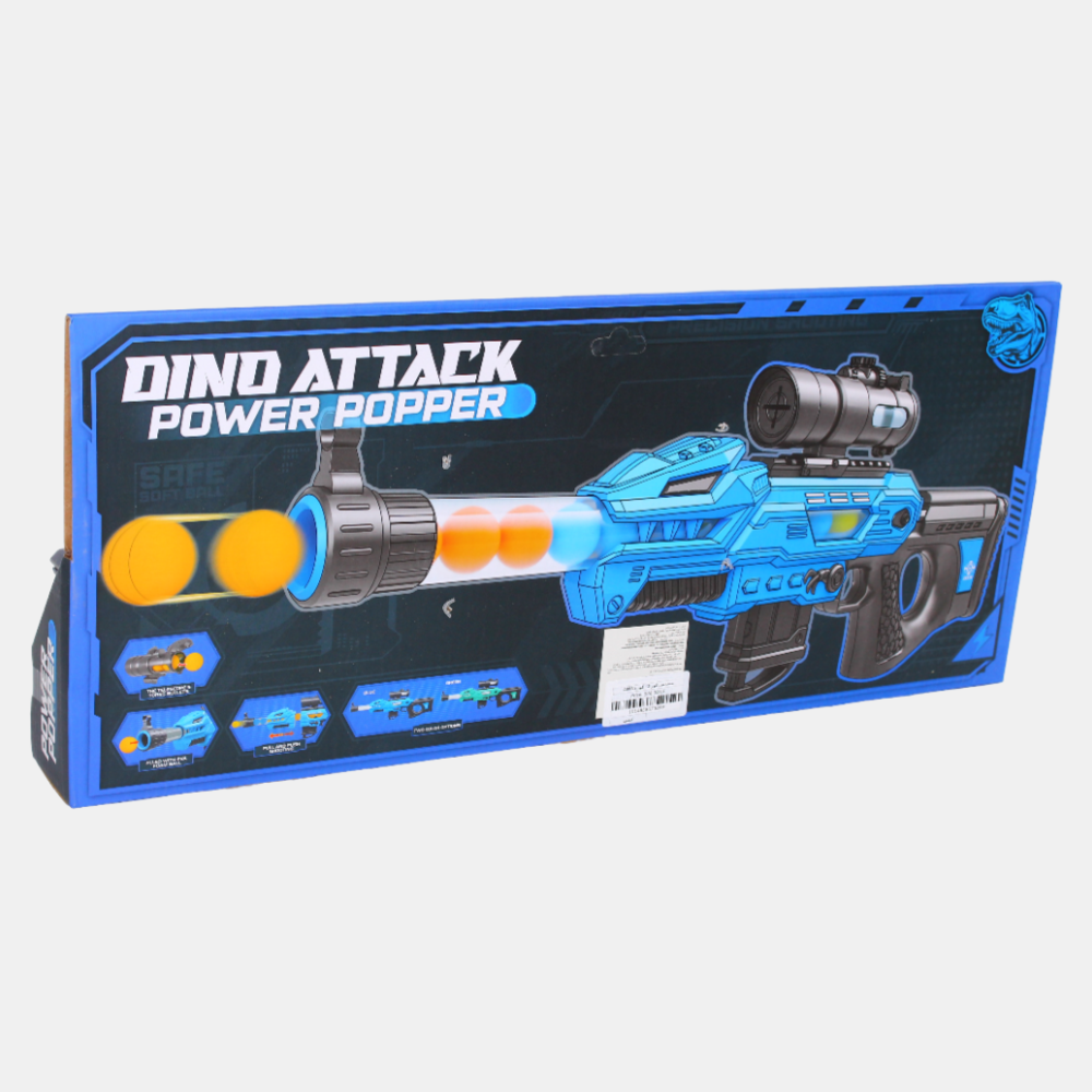 Dino Attack Power Popper (Blue)