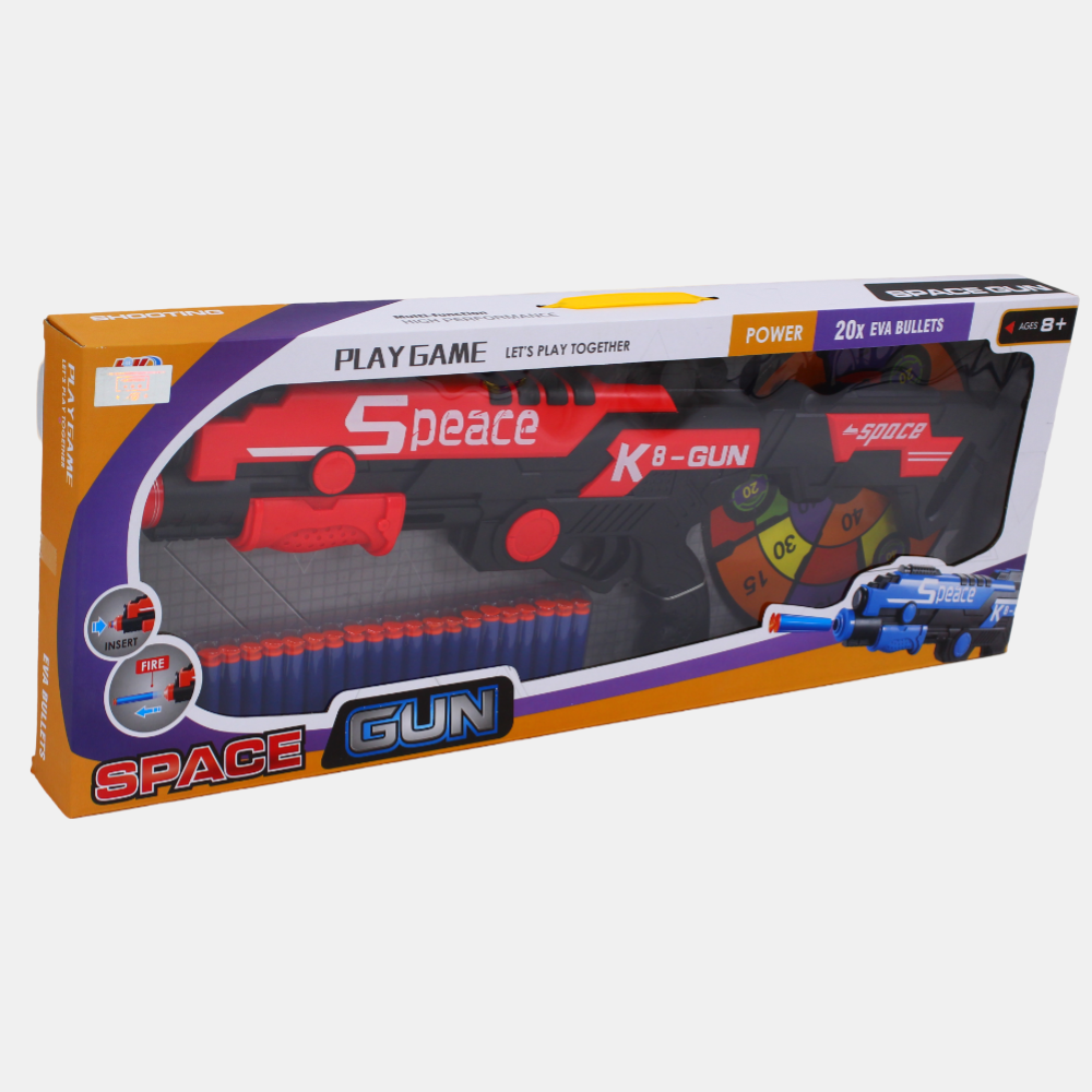 Soft Bullet Space Gun (Red)