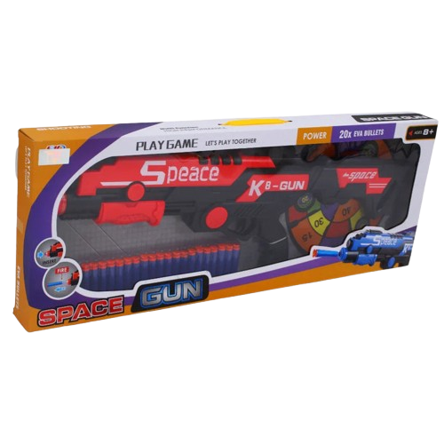 Soft Bullet Space Gun (Red)