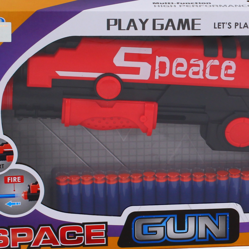 Soft Bullet Space Gun (Red)