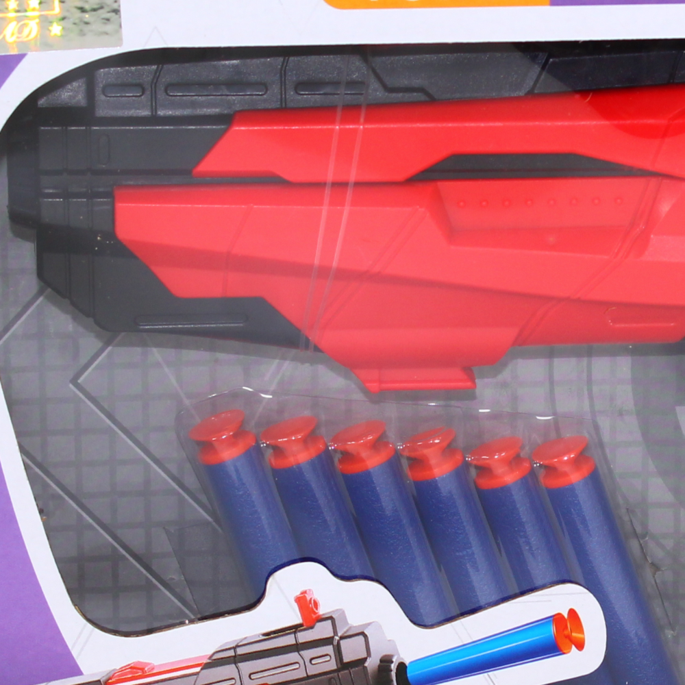 Plastic Eva Shell Launching Space Gun (Red)