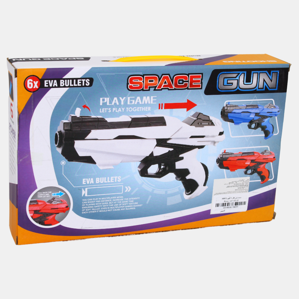 Plastic Eva Shell Launching Space Gun (Red)
