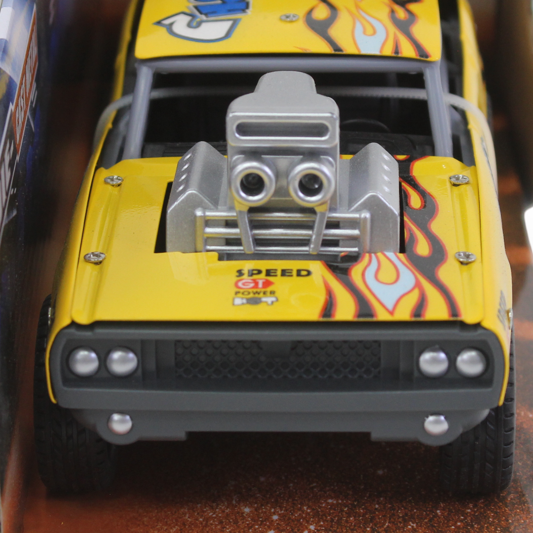 "Racer Team" Die-Cast Metal Car – Yellow