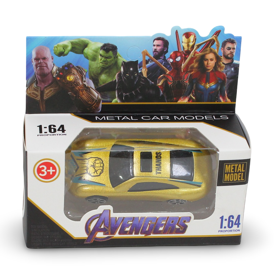 Metal Car Models 1:64 Scale Marvel Avengers