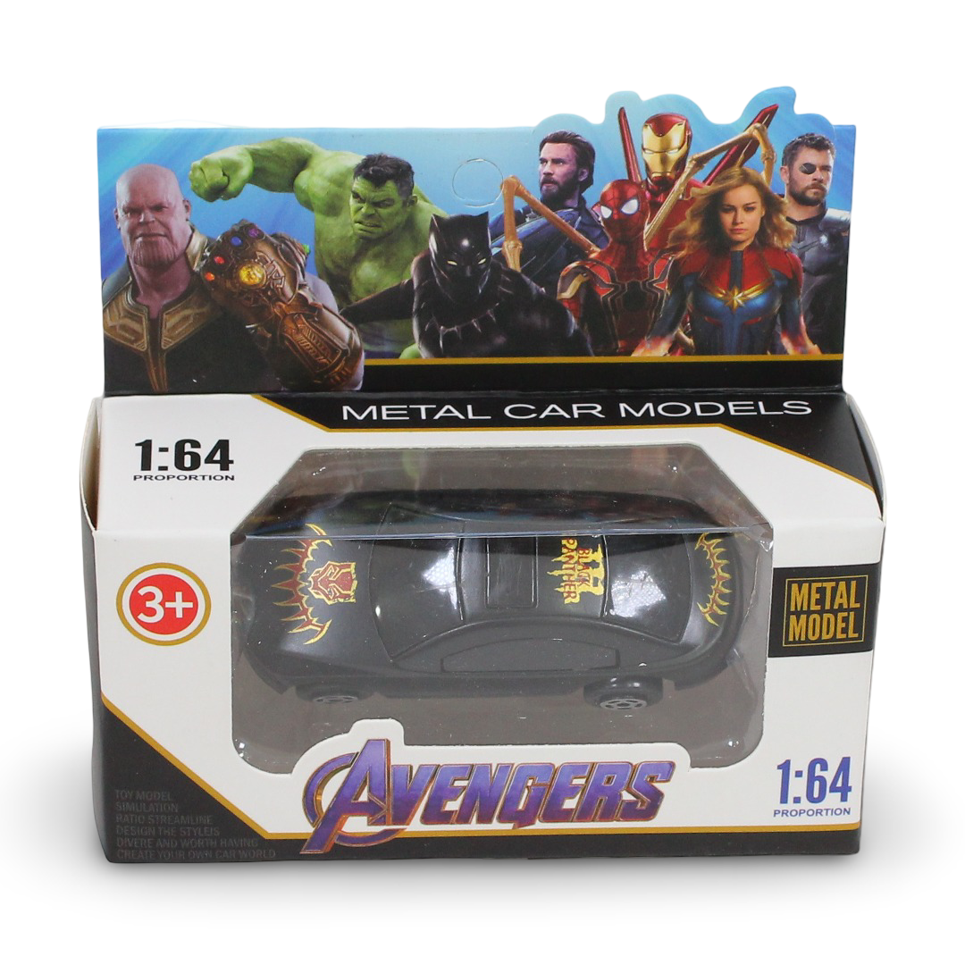 Metal Car Models 1:64 Scale Marvel Avengers