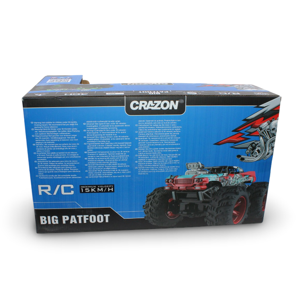 سيارة الشاحنة الوحش Crazon Angel 2.4GHz RC - أخضر