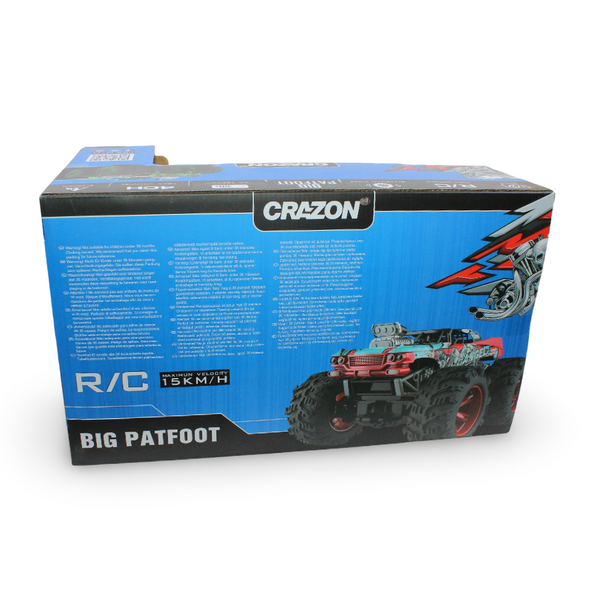 Crazon Angel Monster Truck 2.4GHz Stunt RC Car – Red