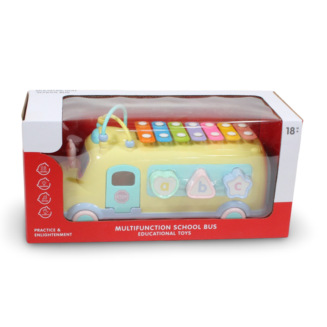 Xylophone Toy Bus – Yellow